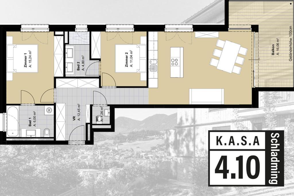 Kasa 4.10A Apartamento Schladming Exterior foto